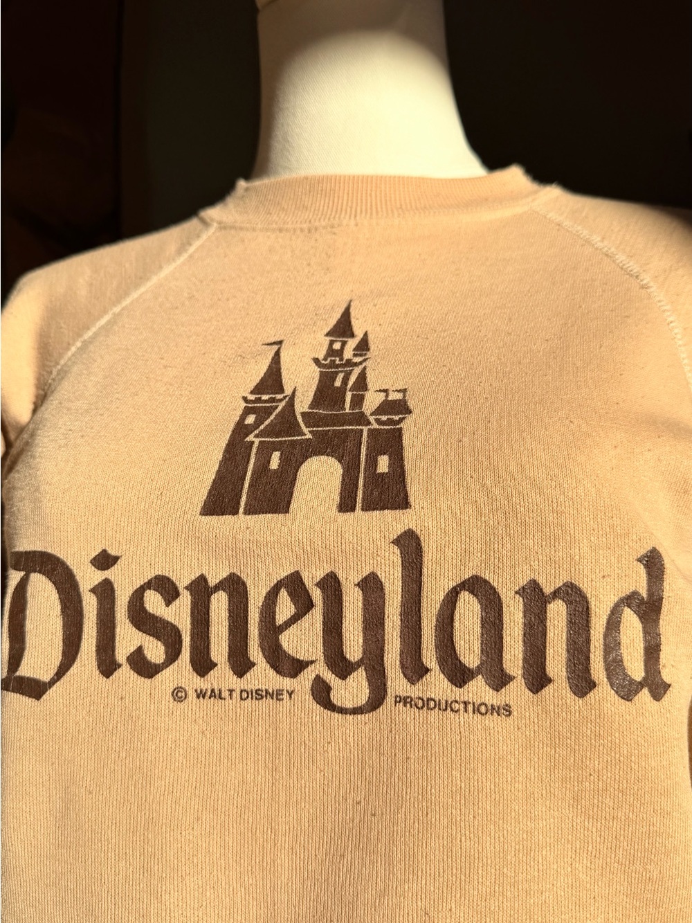 Vintage 80s Disney Productions Beige Crewneck Sweatshirt - Picture 5 of 8